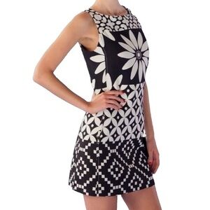 Desigual Geometric Floral A-Line Shift Dress